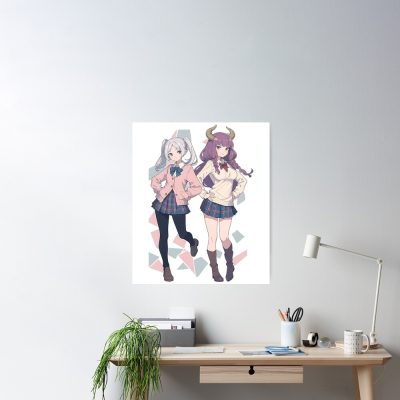 Frieren And Aura Poster Official Frieren Merch