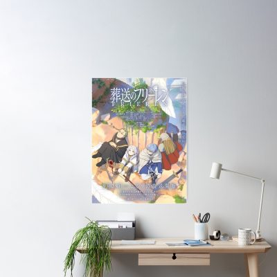 Sousou No Frieren Poster Official Frieren Merch