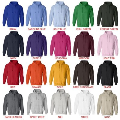 hoodie color chart 1 - Frieren Merch