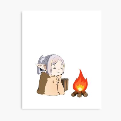 Frieren Warming By The Fire Sousou No Frieren Poster Official Frieren Merch