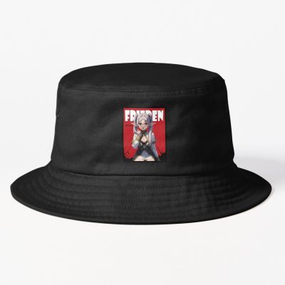 Frieren Red Comic Design Bucket Hat Official Frieren Merch