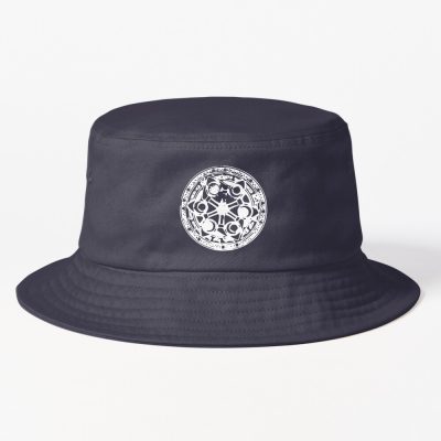 Frieren Zoltraak Magic Circle - Sousou No Frieren Or Frieren Beyond Journey'S End Anime And Manga - Black And White Elf Character - December Fall 2023 D9 Snf102 Bucket Hat Official Frieren Merch