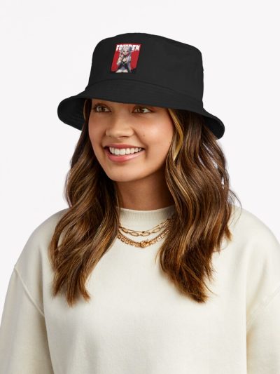 Frieren Red Comic Design Bucket Hat Official Frieren Merch