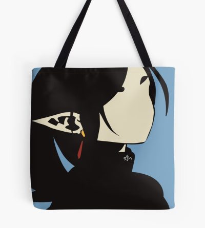 A Design Featuring Frieren The Elf Girl Character As Frieren The Slayer In Minimalist Silhouette Style From Sousou No Frieren Frieren Beyond Journeys End Or Frieren At Funeral Anime Fall 2023 Snf65 Tote Bag Official Frieren Merch