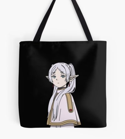 Cute Flat Face Frieren Tote Bag Official Frieren Merch