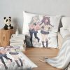 Frieren And Aura Throw Pillow Official Frieren Merch