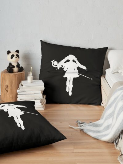 A Design Featuring Frieren The Elf Girl Character As Frieren The Slayer From Sousou No Frieren Frieren Beyond Journeys End Or Frieren At The Funeral Anime Fall 2023 D9 Snf54 Throw Pillow Official Frieren Merch