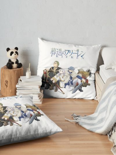 Sousou No Frieren - Sousou No Frieren Anime Throw Pillow Official Frieren Merch