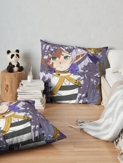 Frieren - Anime Frieren: Beyond Journey'S End Throw Pillow Official Frieren Merch