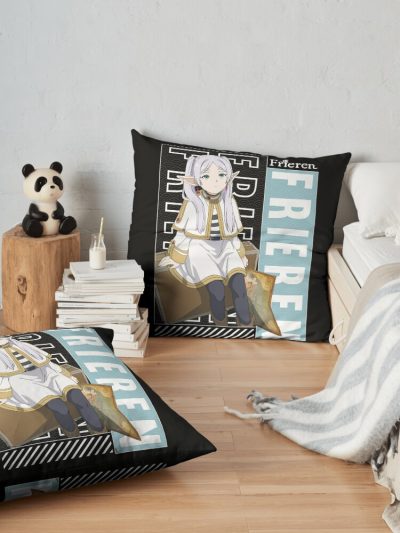 Frieren フリーレン | Sousou No Frieren Throw Pillow Official Frieren Merch