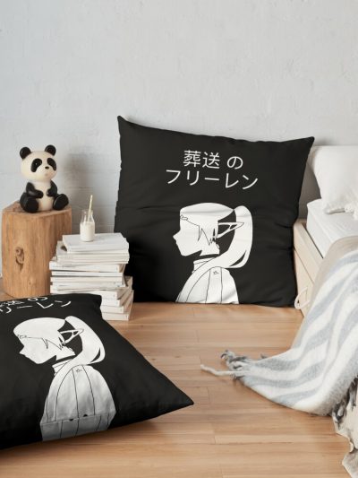 Frieren Beyond Journeys End Anime October 2023 Snf16 Throw Pillow Official Frieren Merch