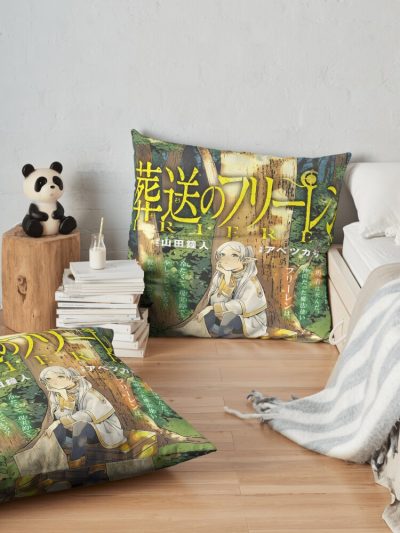 Sousou No Frieren Throw Pillow Official Frieren Merch