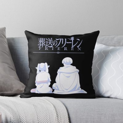 Frieren At The Funeral Throw Pillow Official Frieren Merch