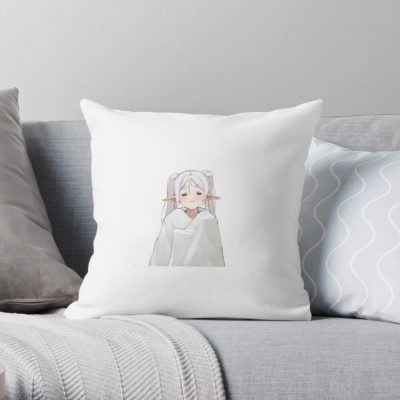 Frieren Throw Pillow Official Frieren Merch