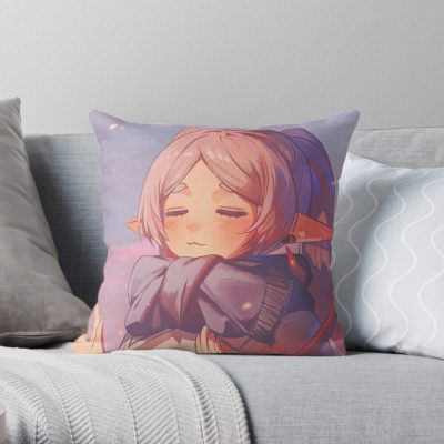 Copy Of Frieren Throw Pillow Official Frieren Merch