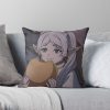 Frieren Eat Throw Pillow Official Frieren Merch