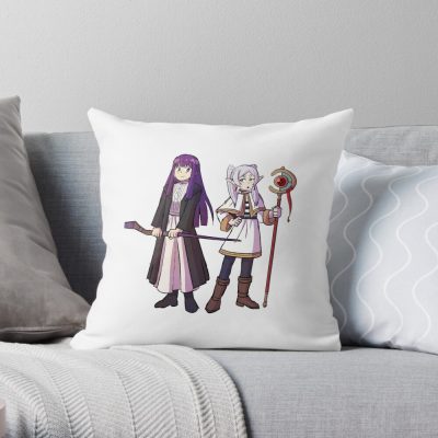 Frieren Throw Pillow Official Frieren Merch