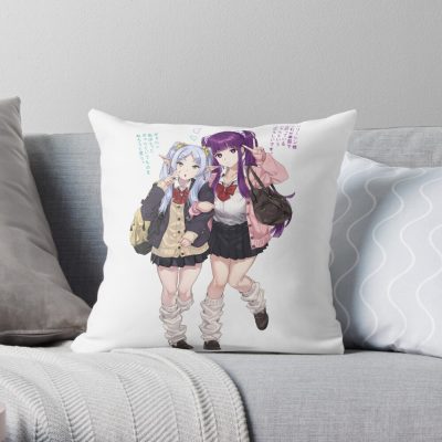 Frieren And Fern Throw Pillow Official Frieren Merch