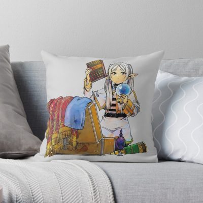 Sousou No Frieren Throw Pillow Official Frieren Merch