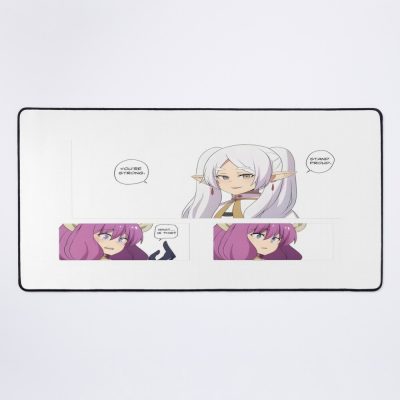 Frieren And Aura Mouse Pad Official Frieren Merch