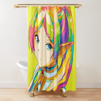 Sousou No Frieren - Frieren Pop Art Shower Curtain Official Frieren Merch