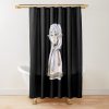 Cute Flat Face Frieren Shower Curtain Official Frieren Merch