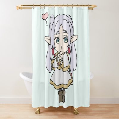 Frieren :Beyond Journey'S End Kiss Shower Curtain Official Frieren Merch