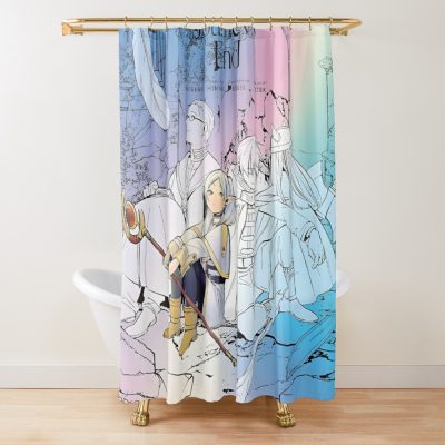 Sousou No Frieren Shower Curtain Official Frieren Merch