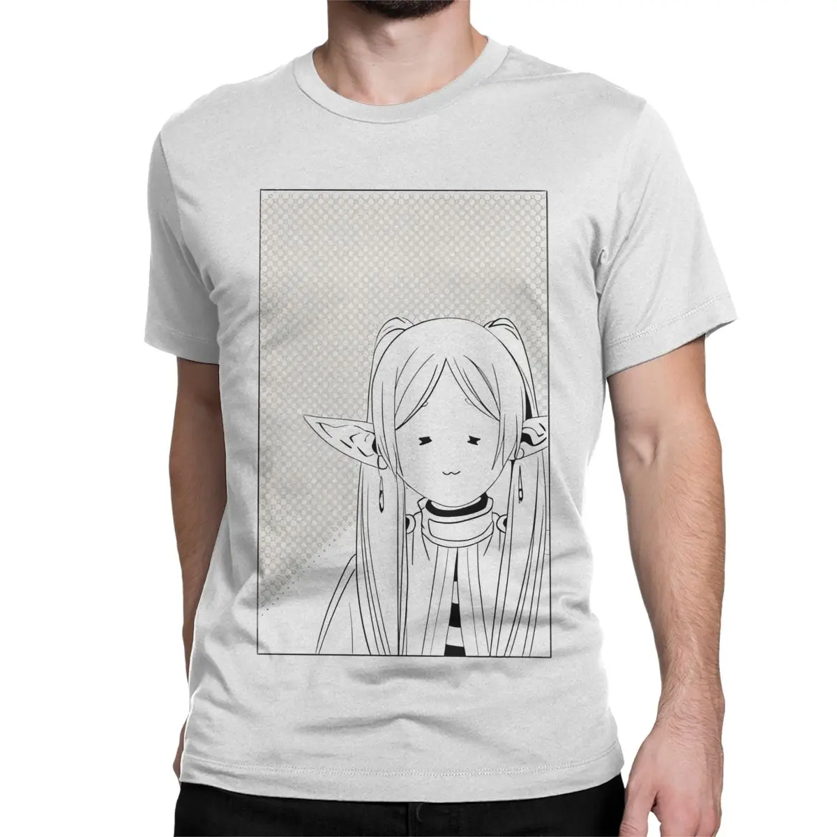 kf S1780fa59a175422198efcf097020db0aV Men Women s Fwiewen Uwu Kawaii Anime T Shirts Sousou No Frieren Cotton Clothes Casual Short 1 - Frieren Merch