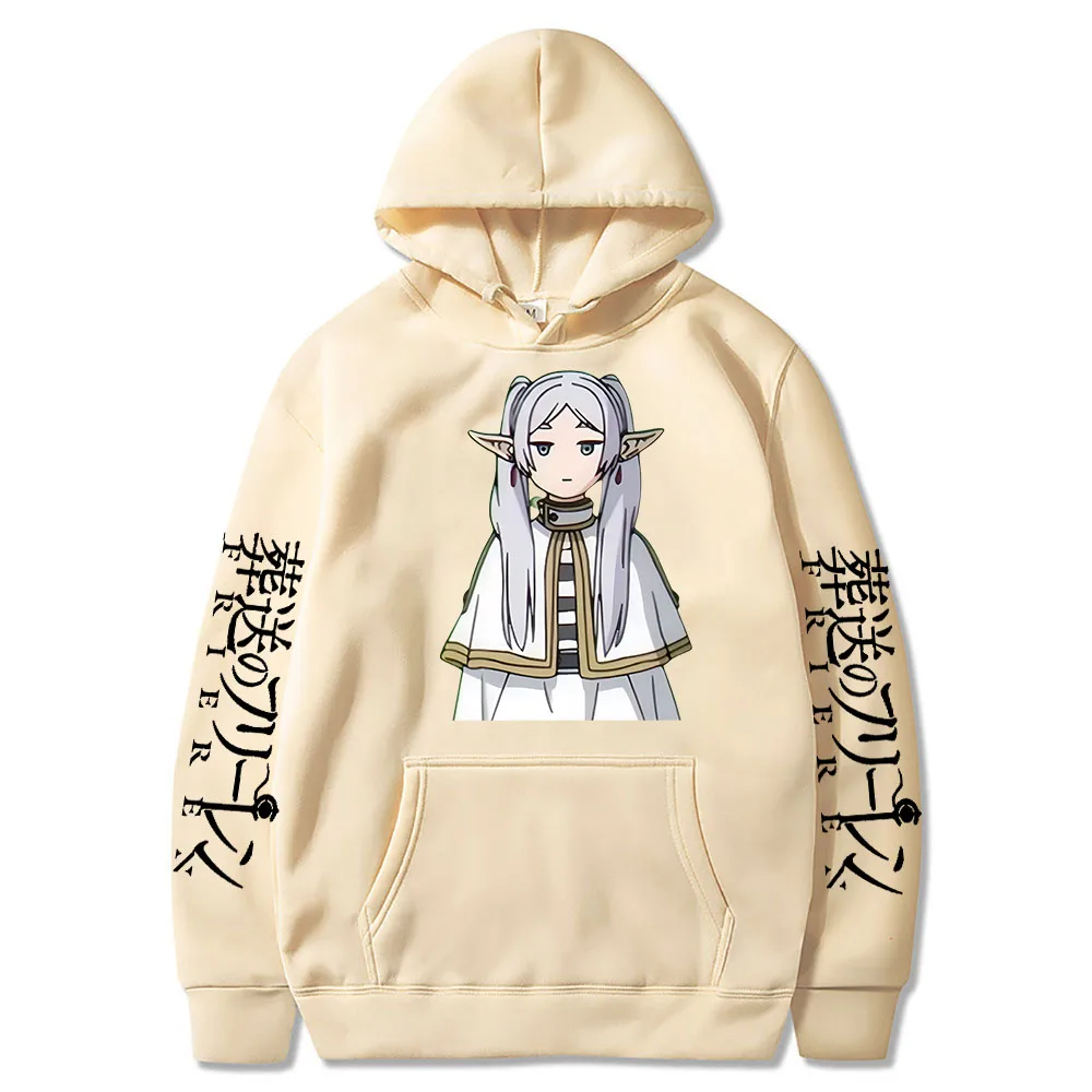 kf Sfdad329c429f4d6cbc32dd91995e778fb Anime Frieren Beyond Journey s End Hoodie for Women Kawaii Printed Streetwear Autumn Winter Fleece Loose - Frieren Merch